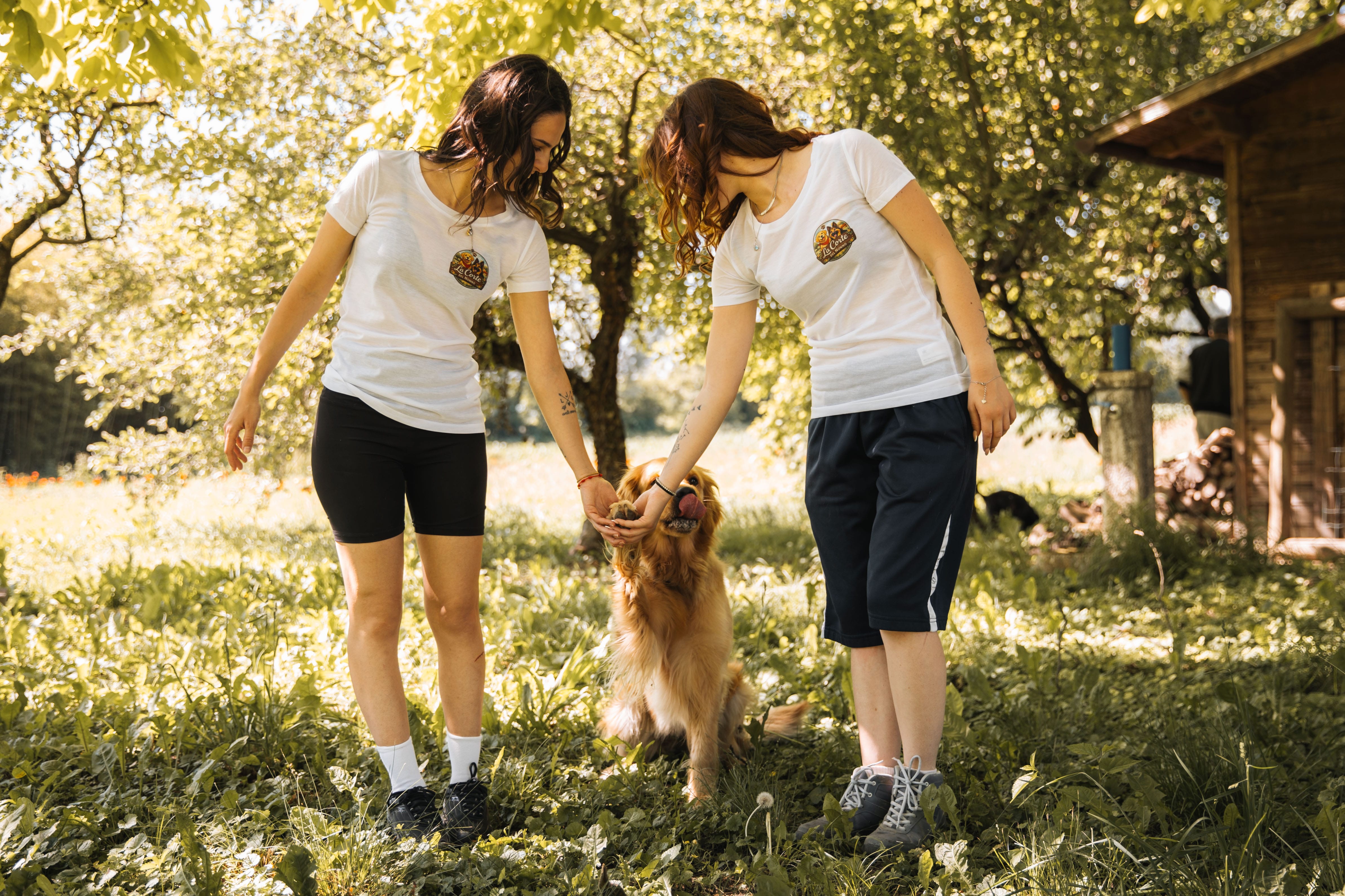 Sara e Ilaria con Bella