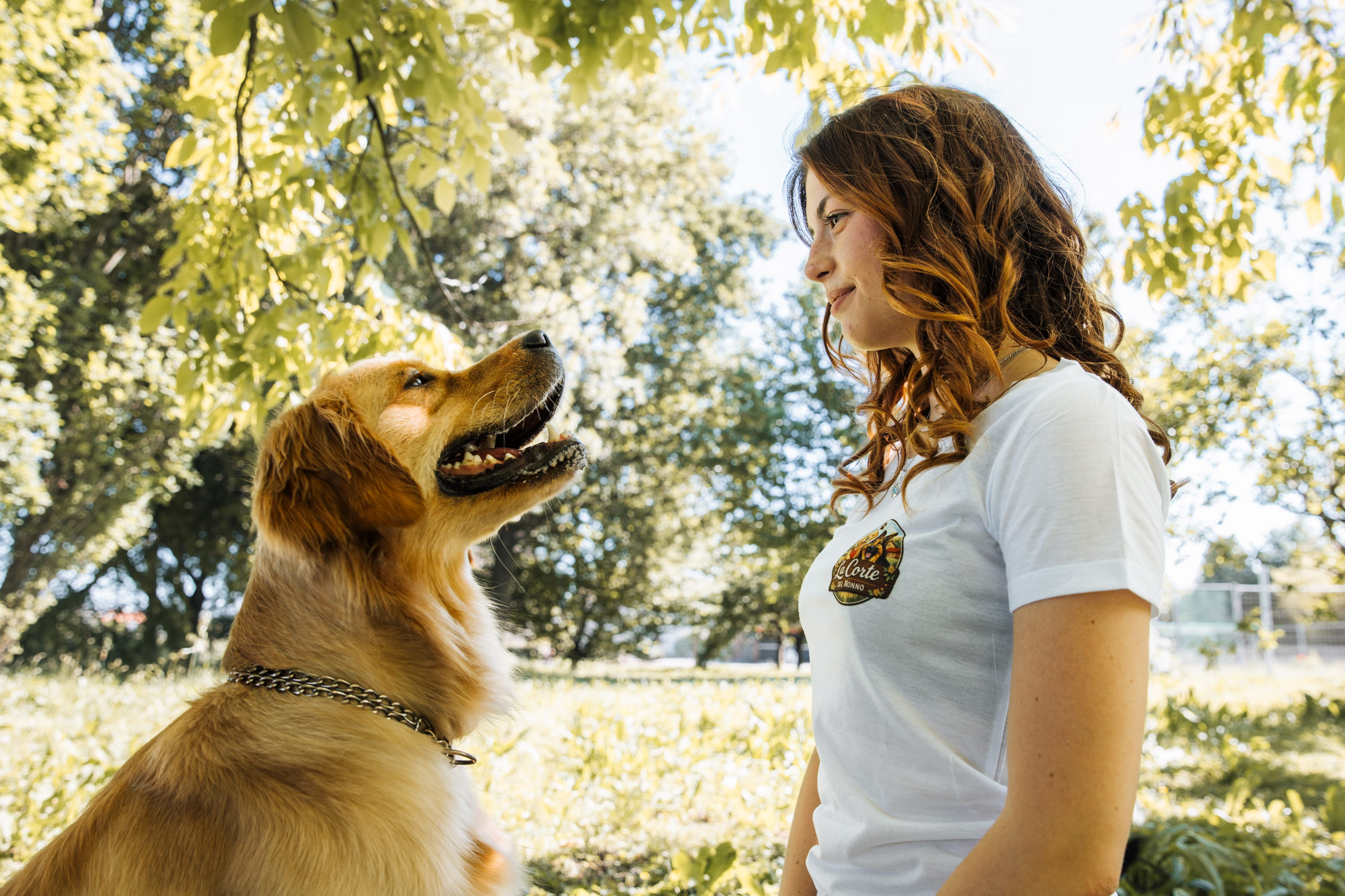 Sara con Bella